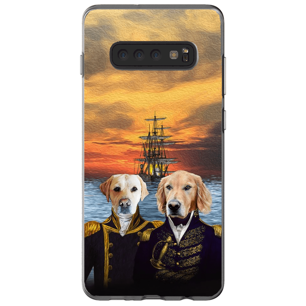 Funda personalizada para teléfono con 2 mascotas &#39;The Explorers&#39;