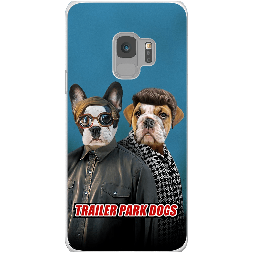 &#39;Trailer Park Dogs 2&#39; Funda personalizada para teléfono con 2 mascotas