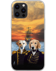 Funda personalizada para teléfono con 2 mascotas 'The Explorers'