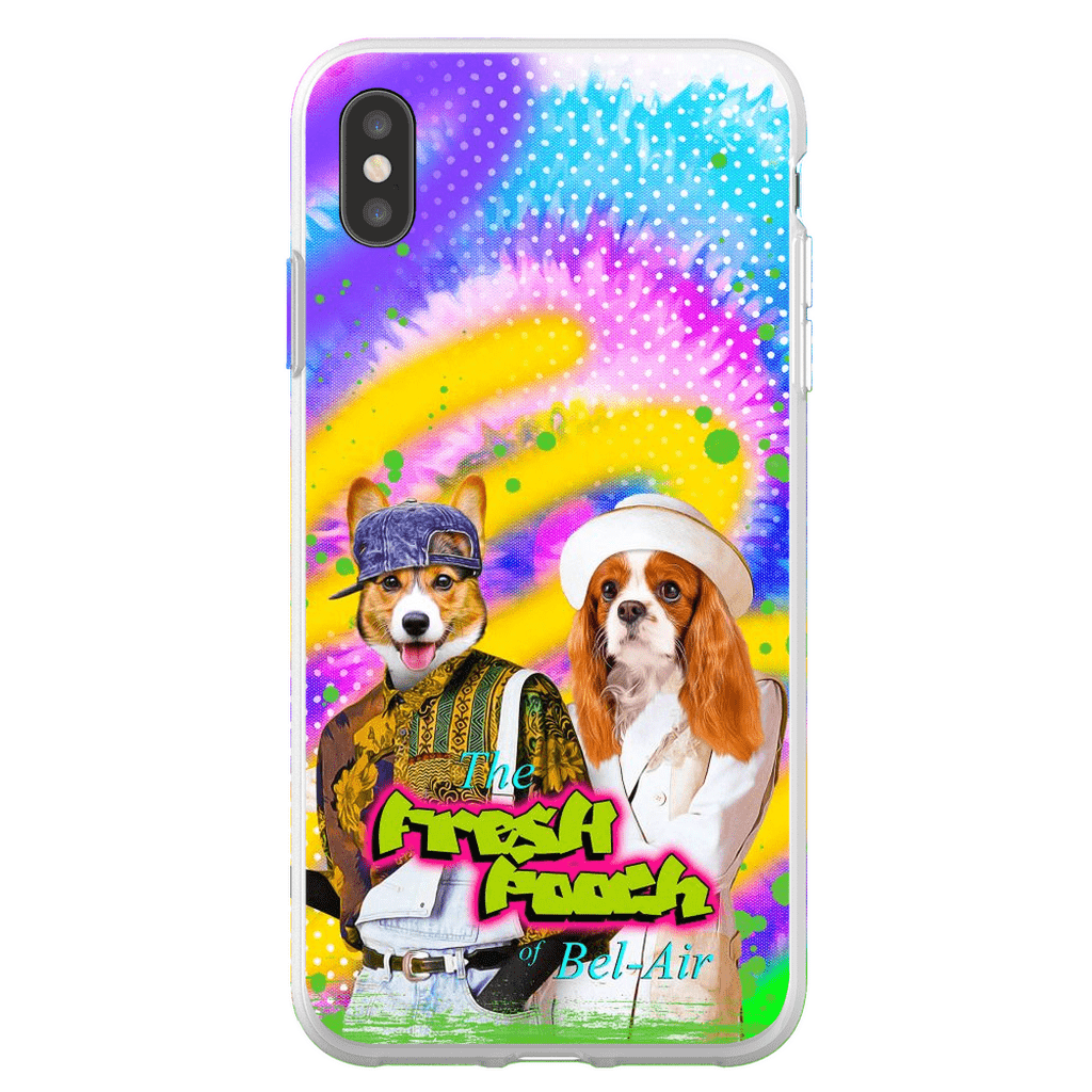 Funda personalizada para teléfono con 2 mascotas &#39;The Fresh Pooch&#39;