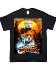 Camiseta personalizada para 2 mascotas 'Street Doggos'