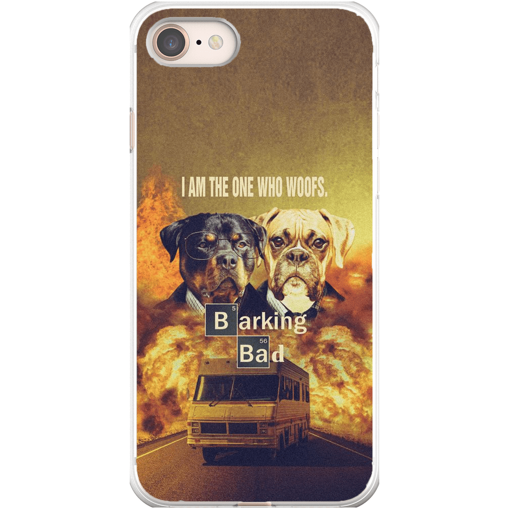 Funda personalizada para teléfono con 2 mascotas &#39;Barking Bad&#39;