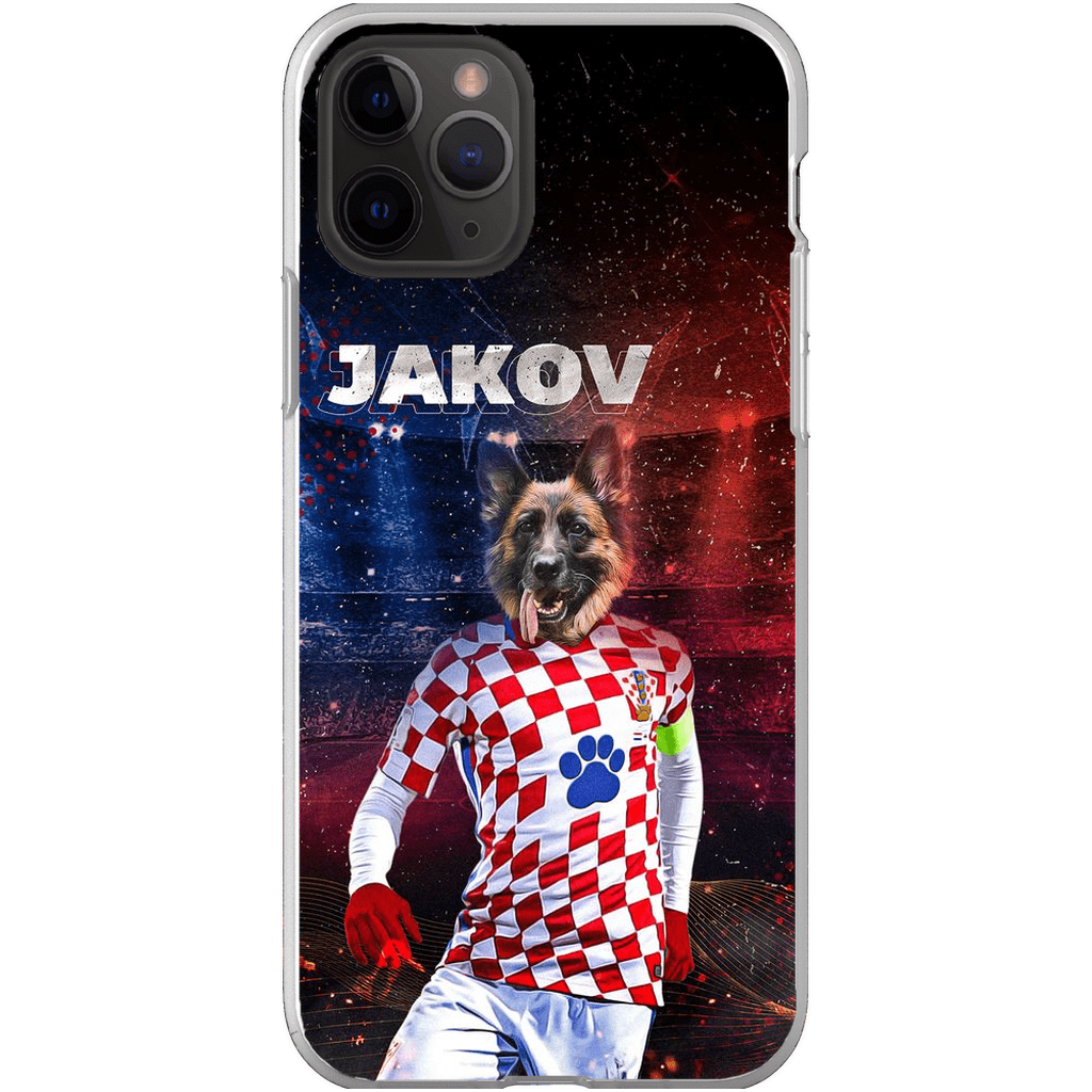 Funda para móvil personalizada &#39;Croacia Doggos Soccer&#39;