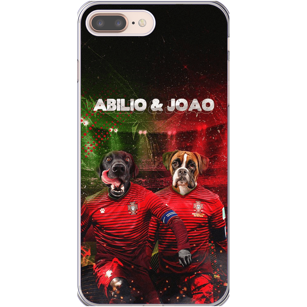 &#39;Portugal Doggos&#39; Funda personalizada para teléfono con 2 mascotas