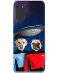 Funda personalizada para teléfono con 2 mascotas 'Doggo-Trek'