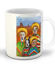 Taza Personalizada para 4 Mascotas '4 amigos'