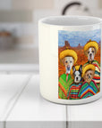 Taza Personalizada para 4 Mascotas '4 amigos'