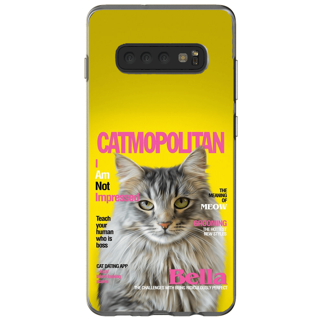 Funda para móvil personalizada &#39;Catmopolitan&#39;