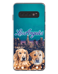 Funda personalizada para teléfono con 2 mascotas 'Doggos of Los Angeles'