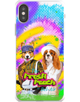 Funda personalizada para teléfono con 2 mascotas 'The Fresh Pooch'