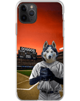 Funda para móvil personalizada 'El jugador de béisbol'