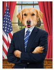 Póster personalizado para mascotas 'El Presidente'