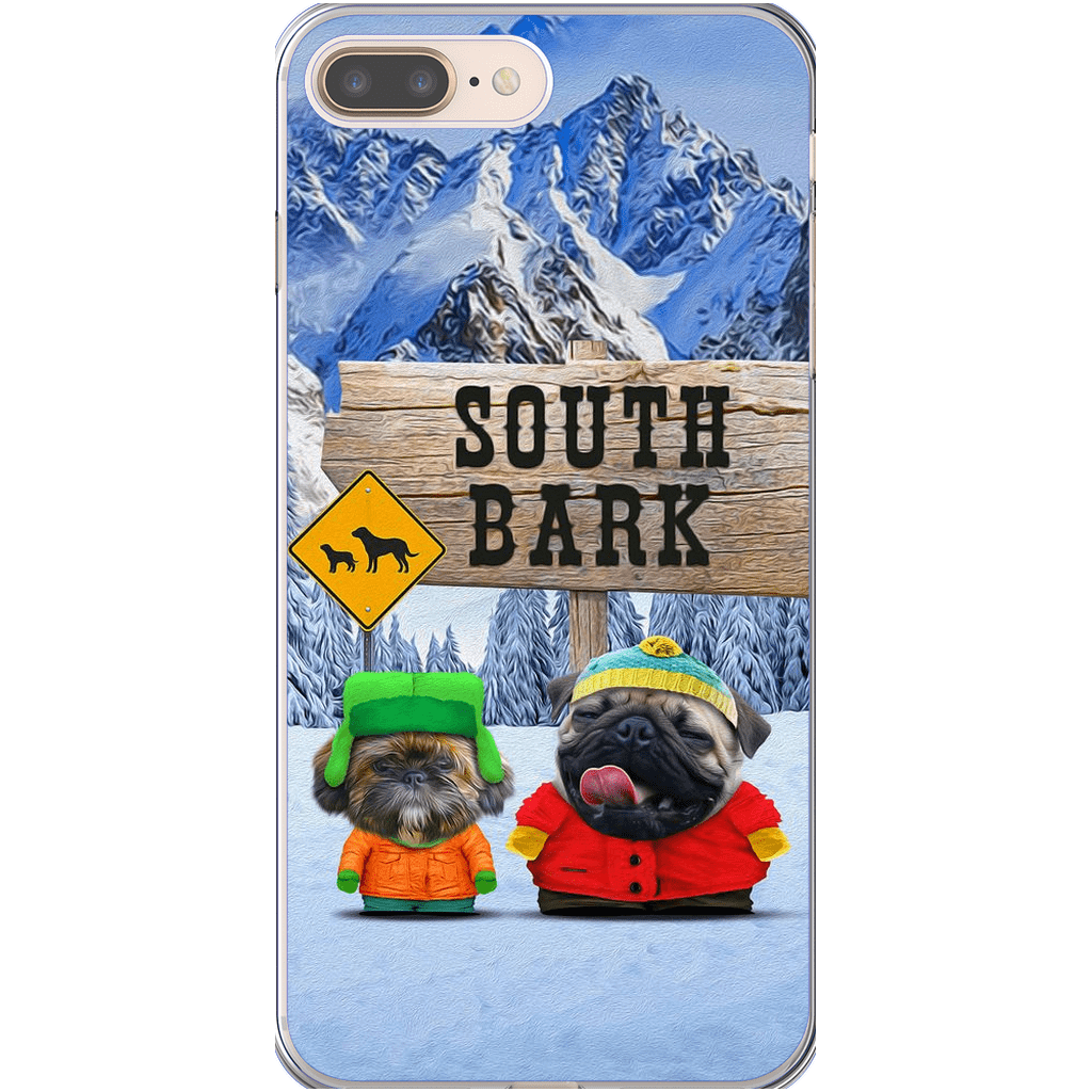 Funda personalizada para teléfono con 2 mascotas &#39;South Bark&#39;