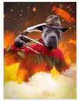 Póster Mascota personalizada 'Freddy Woofer'