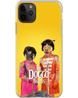 Funda personalizada para teléfono con 2 mascotas 'The Doggo Beatles'