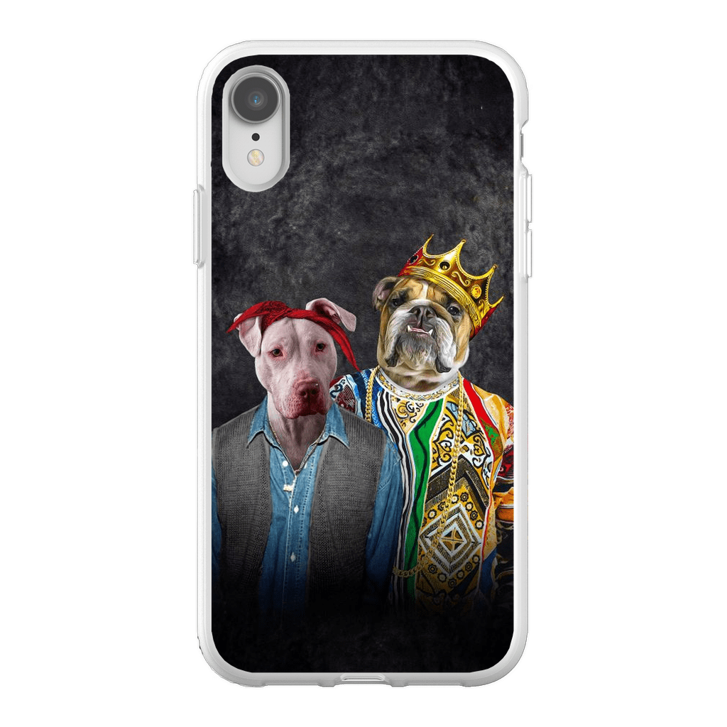 Funda personalizada para teléfono con 2 mascotas &#39;2Paw And Notorious DOG&#39;