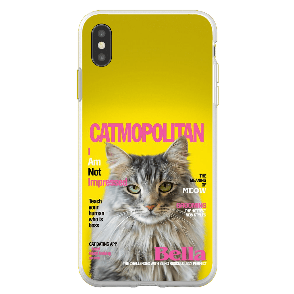 Funda para móvil personalizada &#39;Catmopolitan&#39;