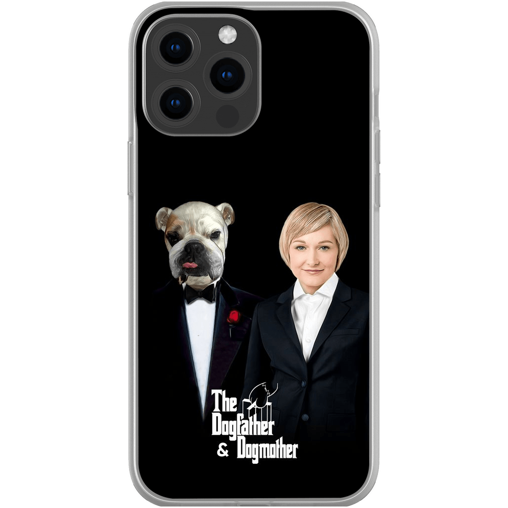 Funda personalizada para teléfono humano o mascota &#39;The Dogfather &amp;amp; Dogmother&#39;