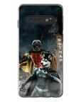 Funda personalizada para teléfono con 2 mascotas 'Bat Dog &amp; Robpaw'