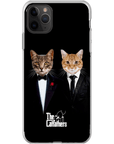 Funda personalizada para teléfono con 2 mascotas 'The Catfathers'