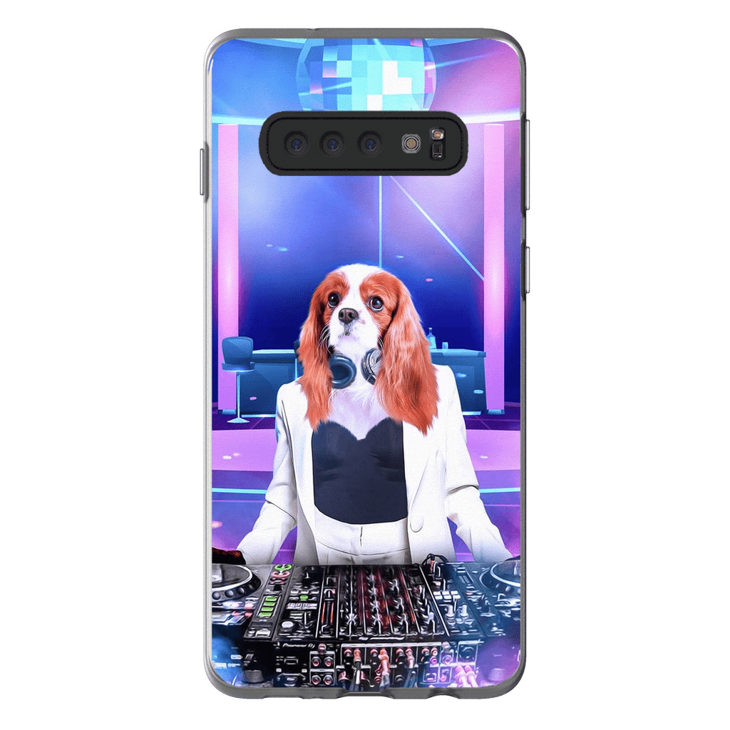 Funda para móvil personalizada &#39;La DJ femenina&#39;