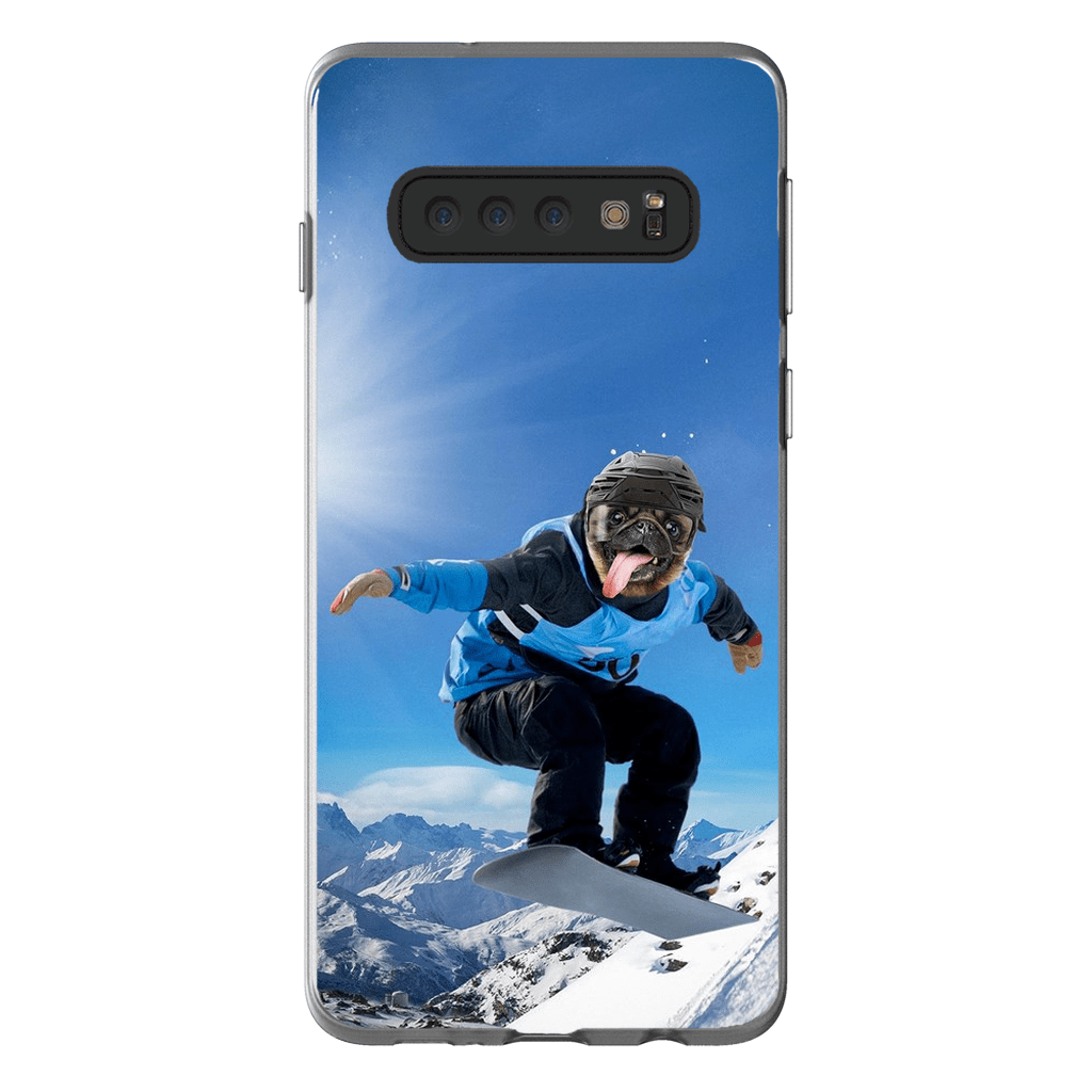 Funda para móvil personalizada &#39;El snowboarder&#39;