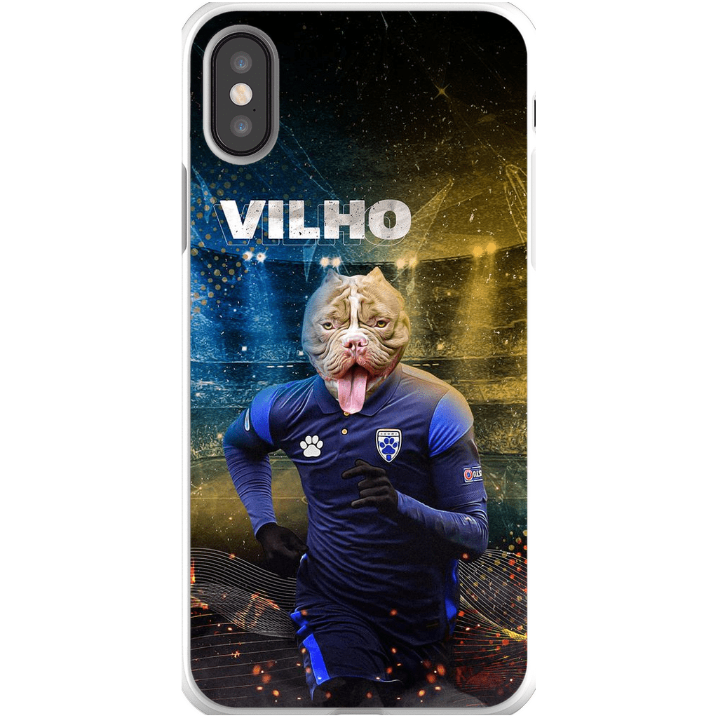 Funda para móvil personalizada &#39;Finland Doggos Soccer&#39;