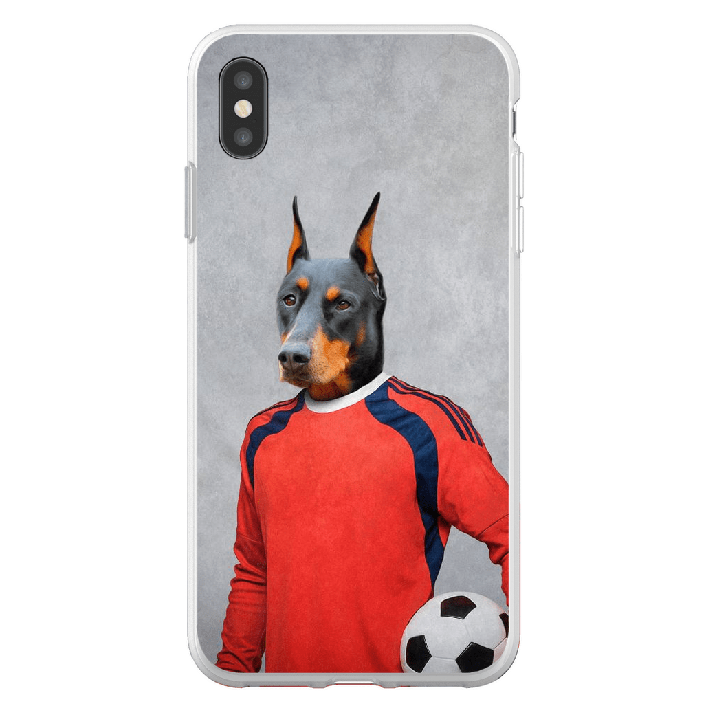 Funda para móvil personalizada &#39;El portero de fútbol&#39;