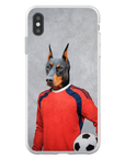 Funda para móvil personalizada 'El portero de fútbol'