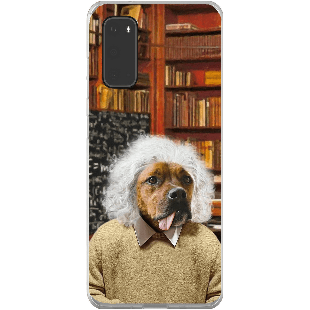 Funda para móvil personalizada &#39;Albert Pawstein&#39;