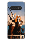 Funda personalizada para teléfono con 2 mascotas 'Titanic Doggos'