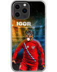 Funda para móvil personalizada 'Russia Doggos Soccer'