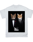 Camiseta personalizada con 2 mascotas 'The Catfathers' 