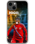 Funda para móvil personalizada 'Russia Doggos Soccer'