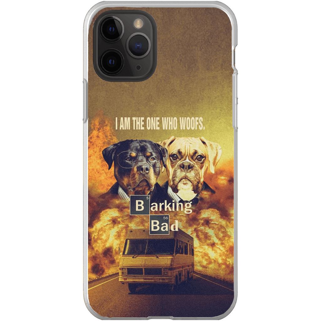 Funda personalizada para teléfono con 2 mascotas &#39;Barking Bad&#39;