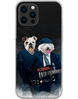 Funda personalizada para teléfono con 2 mascotas 'AC/Doggos'