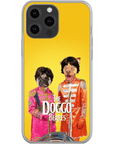 Funda personalizada para teléfono con 2 mascotas 'The Doggo Beatles'