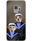 Funda personalizada para teléfono con 2 mascotas 'The Sailors'