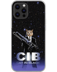 Funda para móvil personalizada 'Gato de negro'