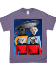 Camiseta personalizada para 4 mascotas 'Doggo-Trek'