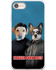 'Trailer Park Dogs 1' Funda personalizada para teléfono con 2 mascotas