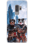 Funda personalizada para teléfono con 2 mascotas 'The Viking Warriors'