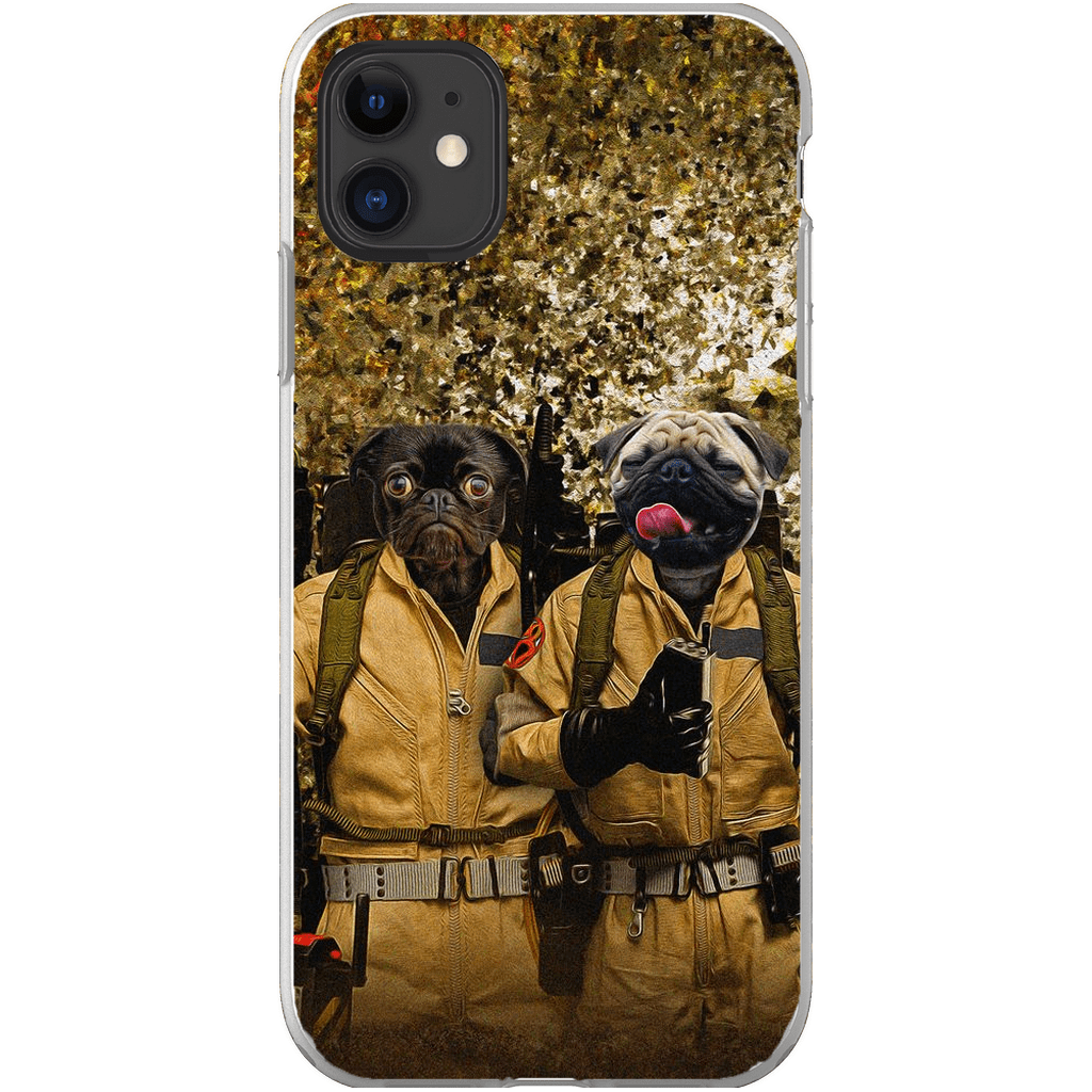 Funda para móvil personalizada con 2 mascotas &#39;Dog Busters&#39;