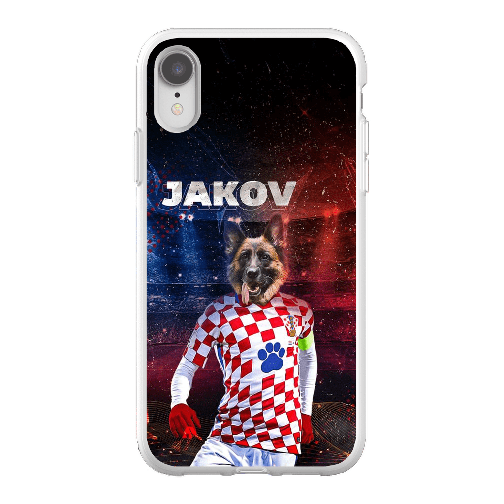 Funda para móvil personalizada &#39;Croacia Doggos Soccer&#39;