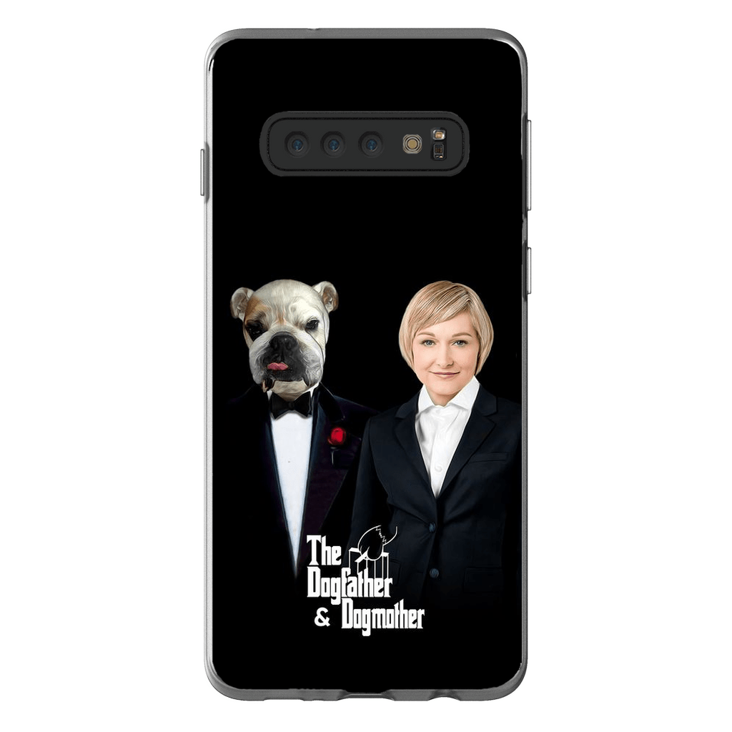 Funda personalizada para teléfono humano o mascota &#39;The Dogfather &amp;amp; Dogmother&#39;