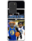 Funda personalizada para teléfono con 2 mascotas 'Golden State Doggos'