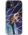 Funda personalizada para teléfono con mascota '1980s Lazer Portrait'