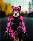 Puzzle personalizado para mascotas 'La ciclista'