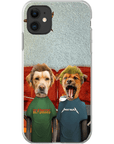 Funda personalizada para teléfono con 2 mascotas 'Beavis y Buttsniffer'