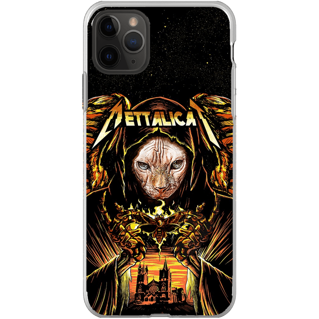 Funda para móvil personalizada &#39;Mettalicat&#39;